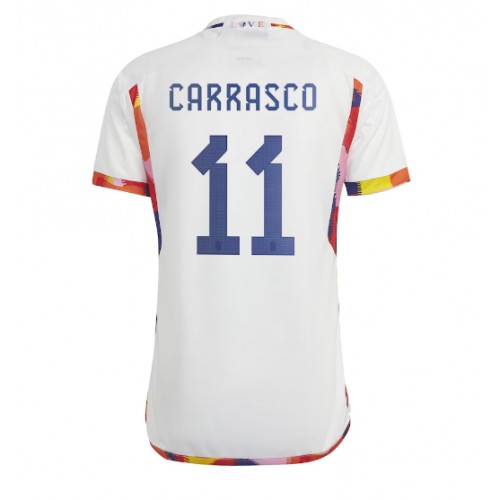 Fotbalové Dres Belgie Yannick Carrasco #11 Venkovní MS 2022 Krátký Rukáv